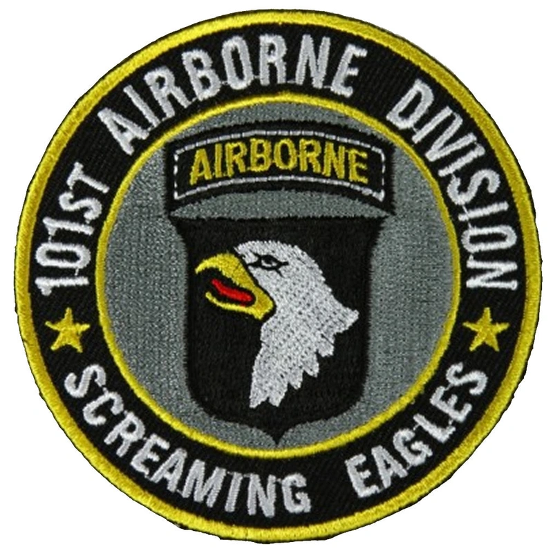 101ST AIRBORNE DIVISION SCREAMING EAGLES ROUND PATCH