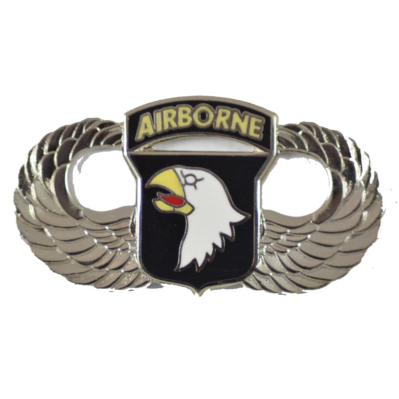 101ST AIRBORNE WINGS HAT PIN