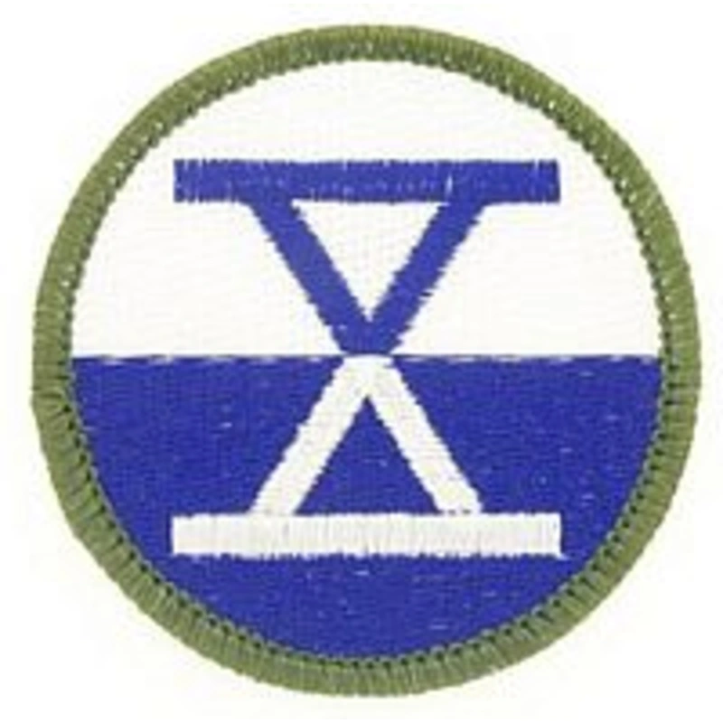 10TH CORPS PATCH