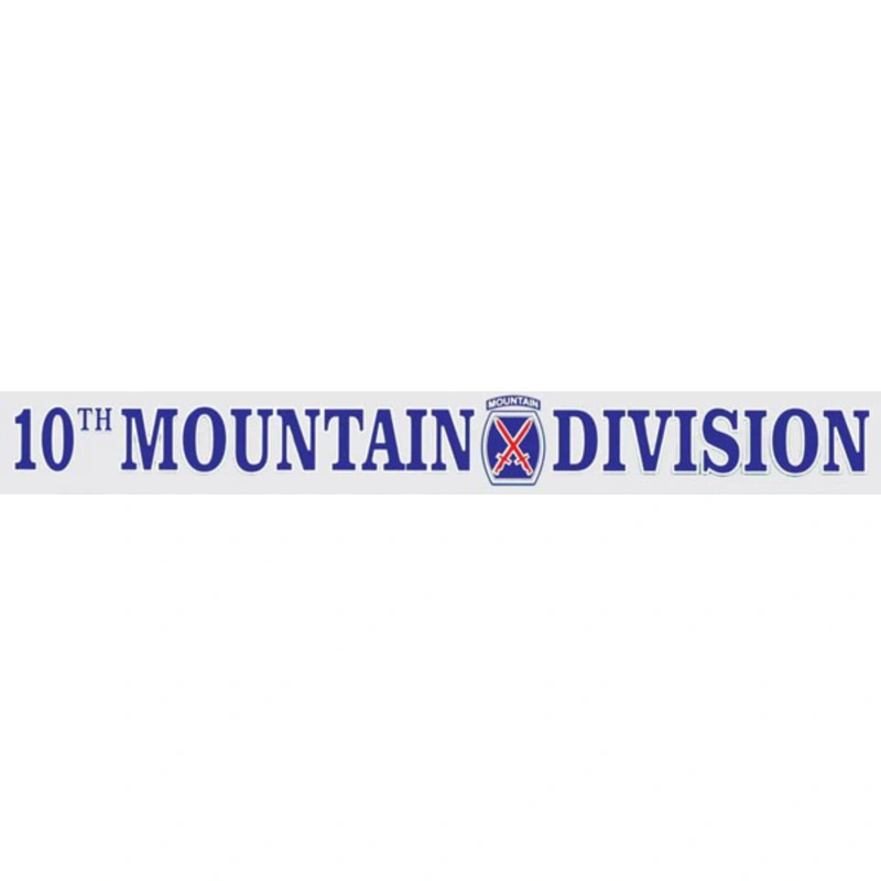 10th Mountain Div. Window Strip