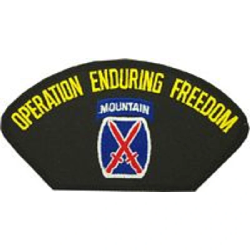 10TH MOUNTAIN OP ENDURING FREEDOM VET PATCH