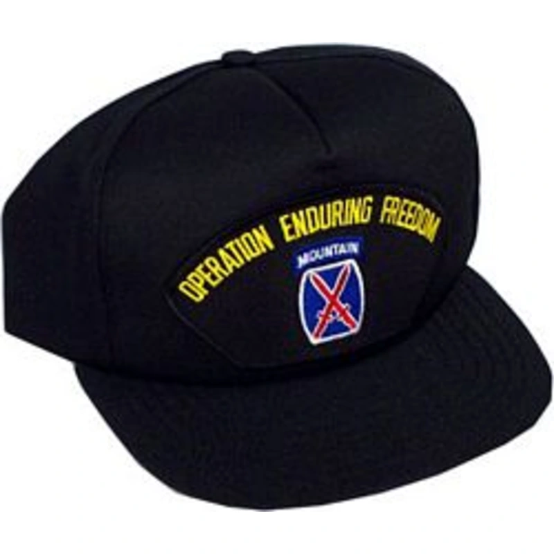 10TH MOUNTAIN OPERATION ENDURING FREEDOM HAT