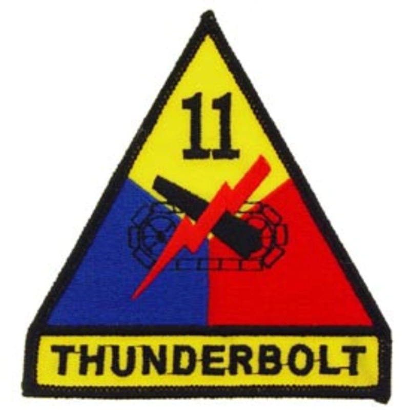 11th Armored Division Army Patch