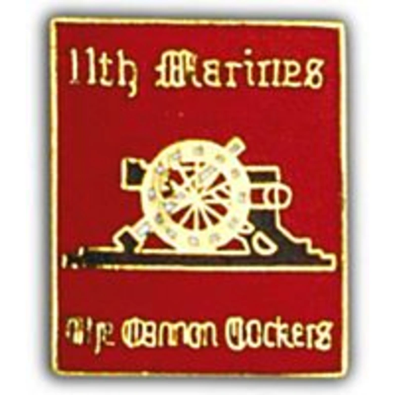 11TH MARINES HAT PIN